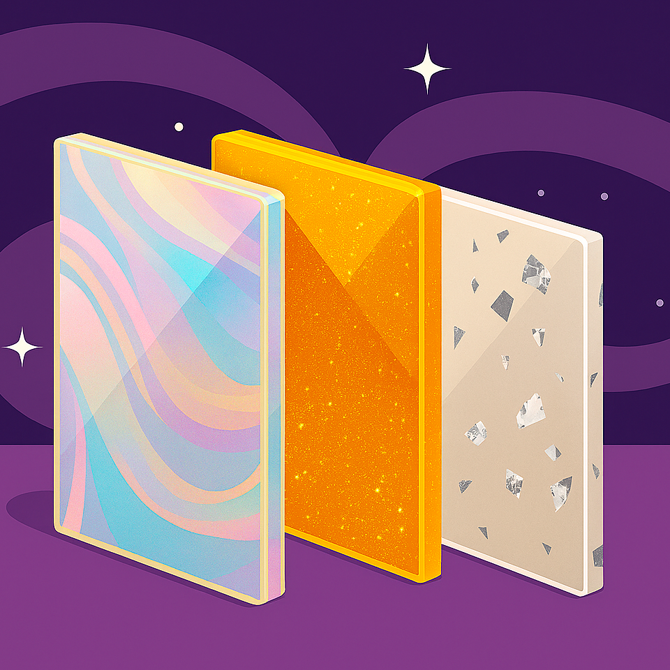 Дизайнерское оргстекло: новые возможности в оформлении и декоре